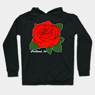 Portland, Or City Of Roses Hoodie